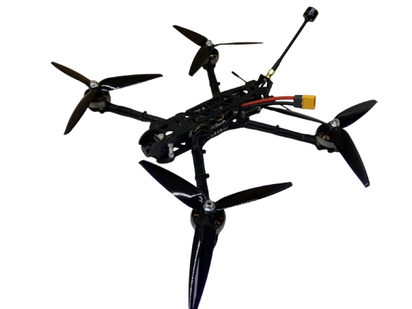 Квадрокоптер FPV «SKYPULSE» 10″, оптоволокно 5 км